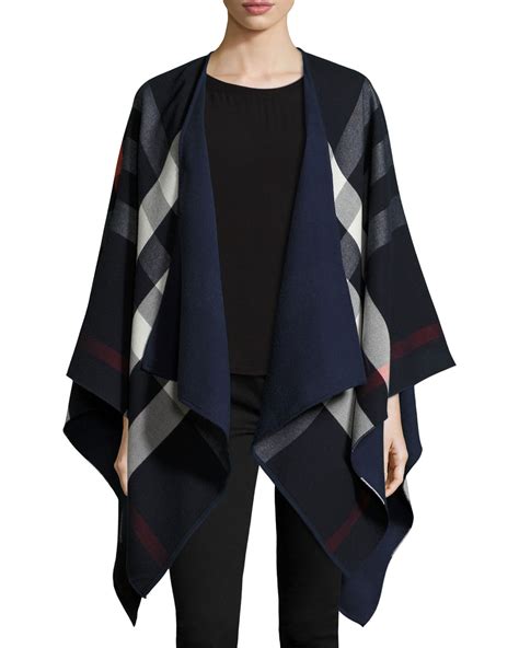 burberry charlotte solid to check wool cape|Burberry Charlotte Reversible Solid to Check Wool Cape Jewelry .